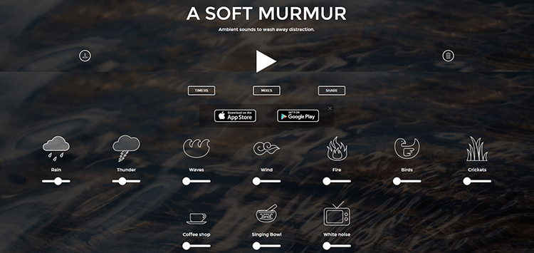 A Soft Murmur website image